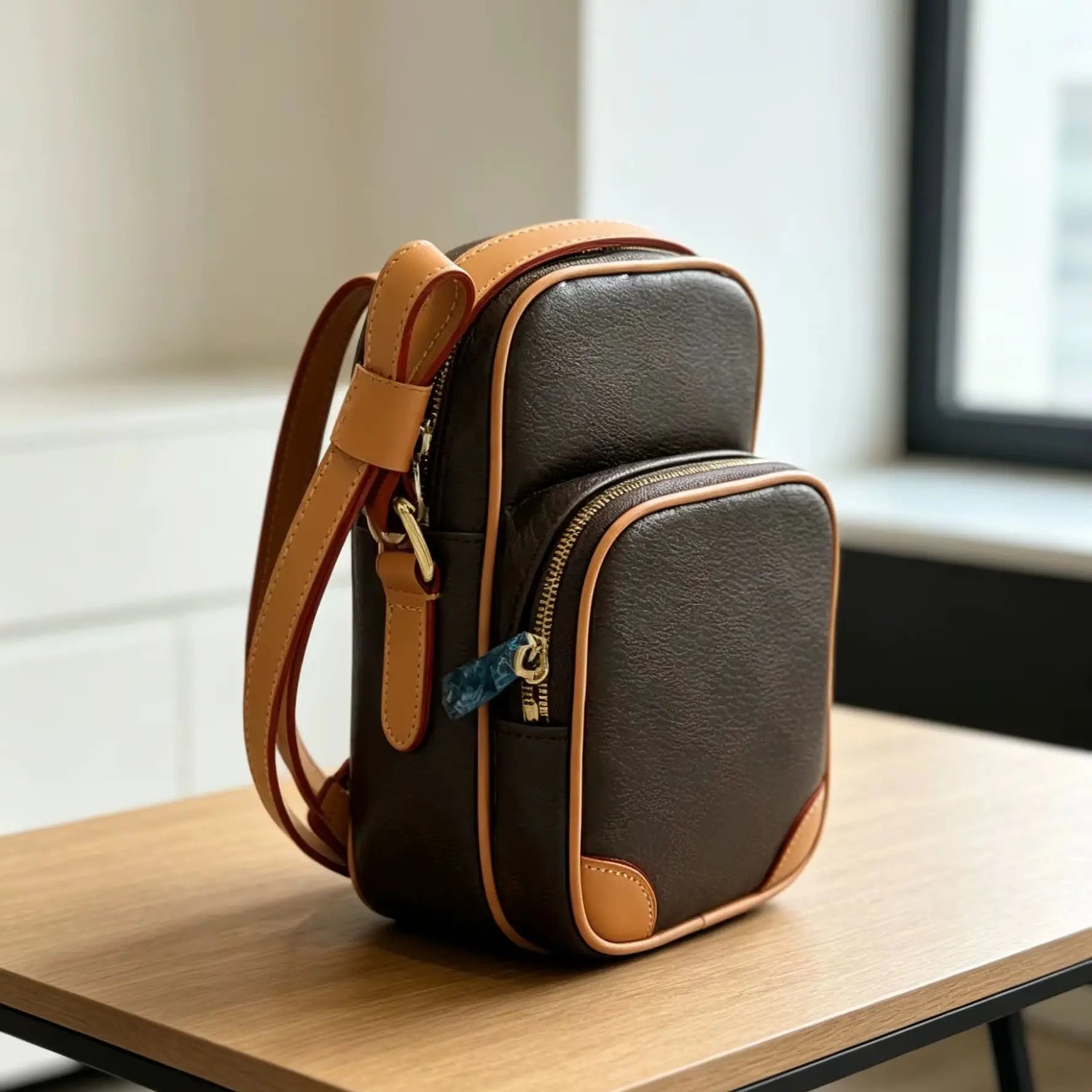 Sac Épaule Femme 3-en-1 – Bandoulière, Sac Caméra & Pochette