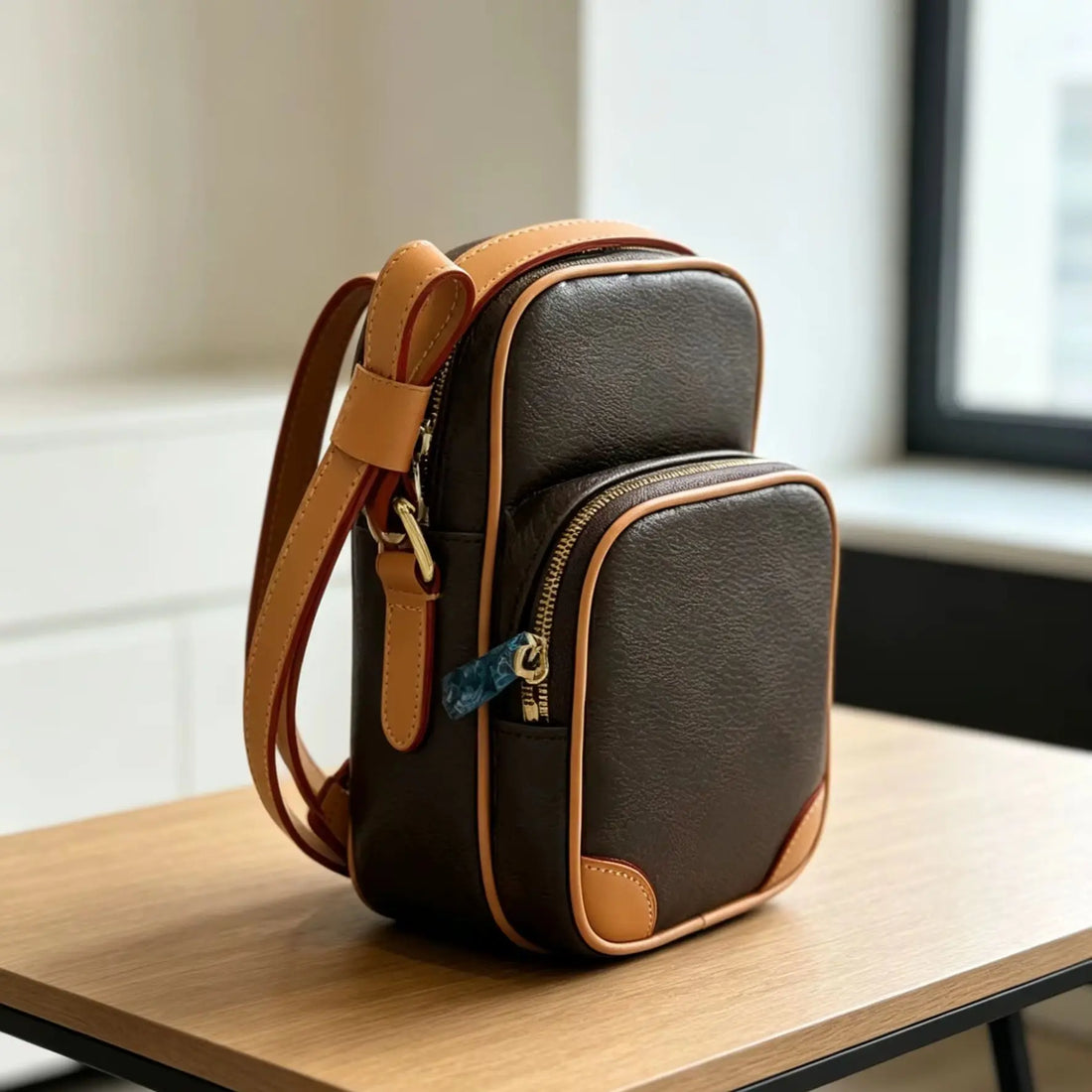 Sac Épaule Femme 3-en-1 – Bandoulière, Sac Caméra & Pochette