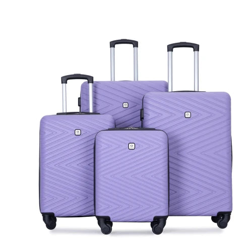 Set Valises 4 Pièces Travelhouse ABS – Roues Spinner & Serrure TSA