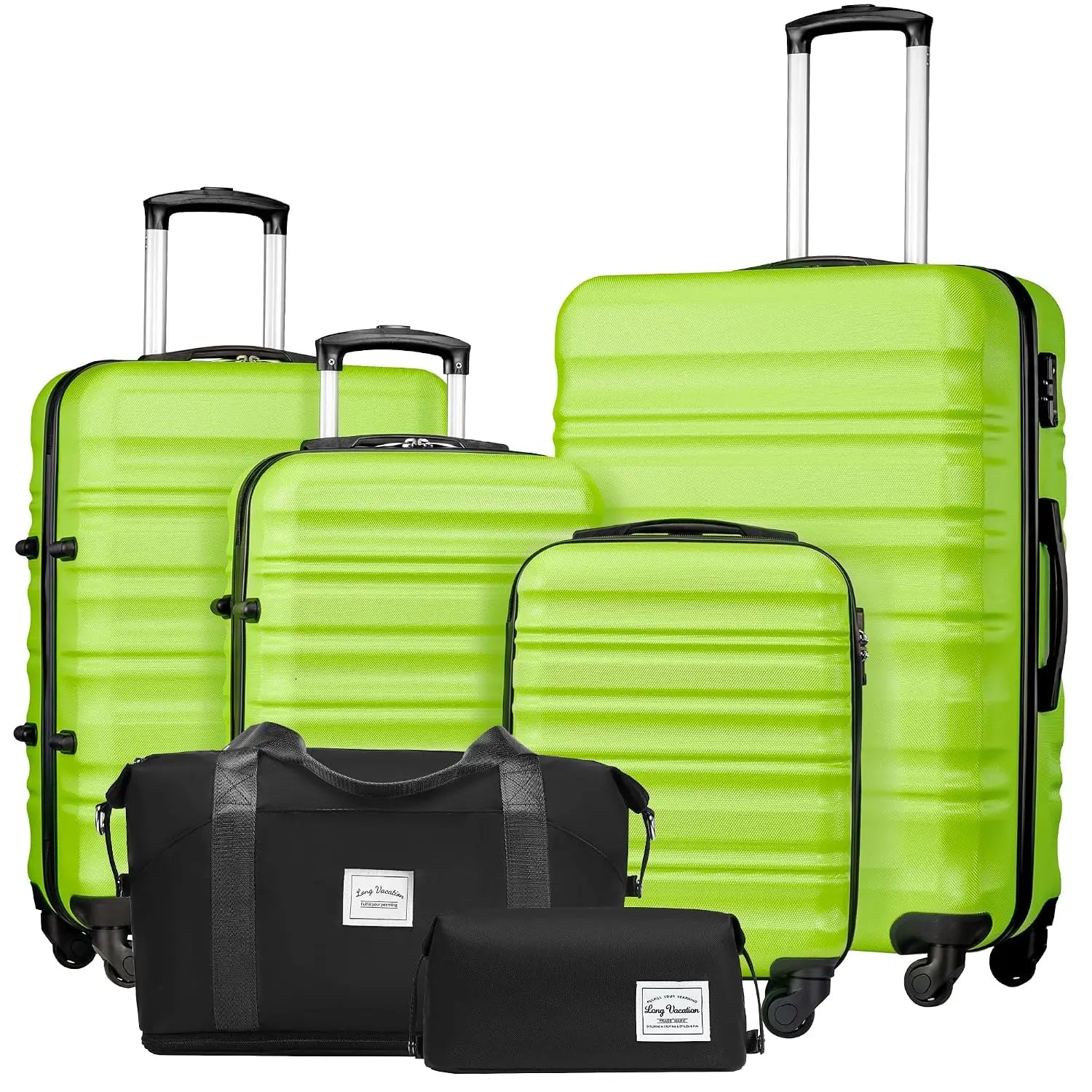 Set de 6 Valises Rigides ABS Marine – Roues 360° & Serrure TSA