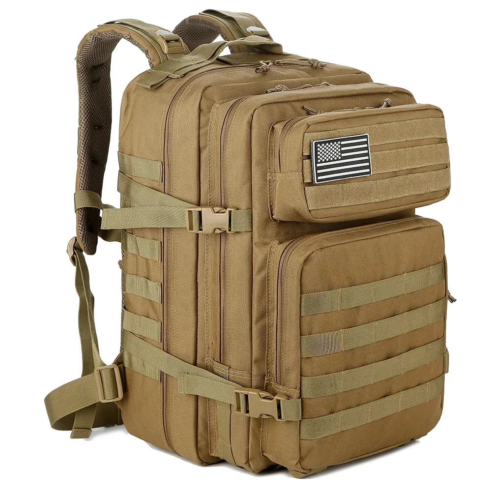 Sac à Dos Tactique 45L – Randonnée & Camping 3 Jours