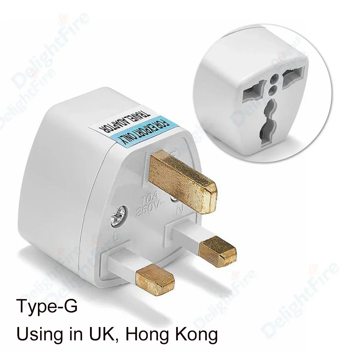 Adaptateur de Voyage Universel – Prise EU/US/UK/AU Multifonction