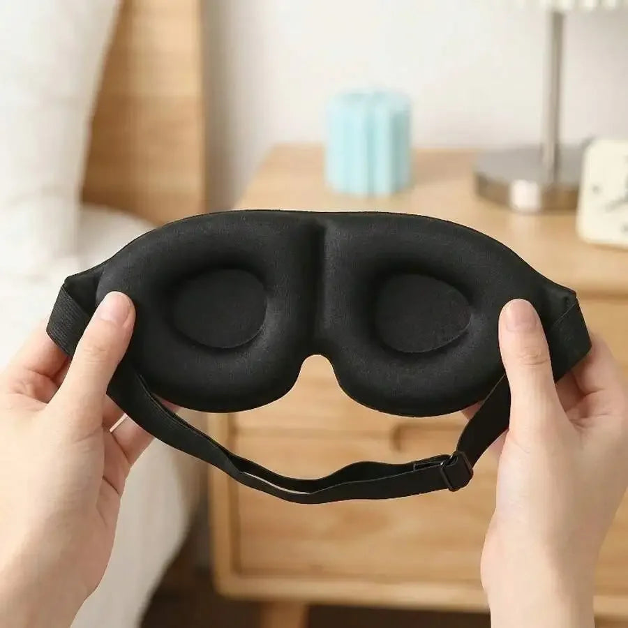 Masque de Nuit 3D Unisexe – Occultant 100%, Confortable pour Sommeil, Voyage & Méditation
