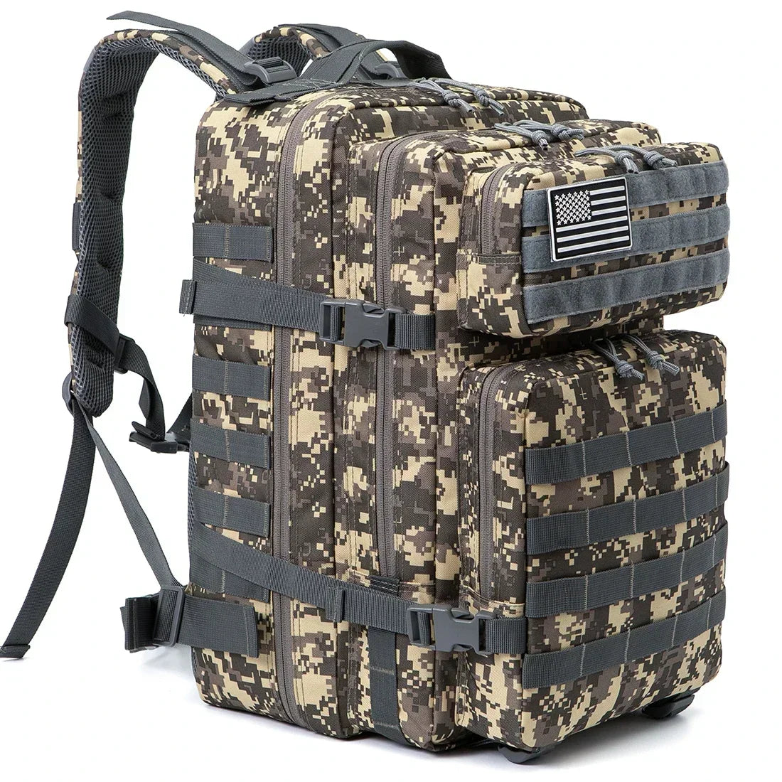 Sac à Dos Tactique 45L – Randonnée & Camping 3 Jours