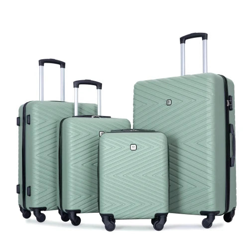 Set Valises 4 Pièces Travelhouse ABS – Roues Spinner & Serrure TSA