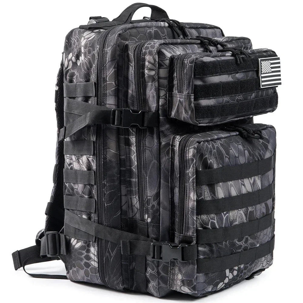 Sac à Dos Tactique 45L – Randonnée & Camping 3 Jours