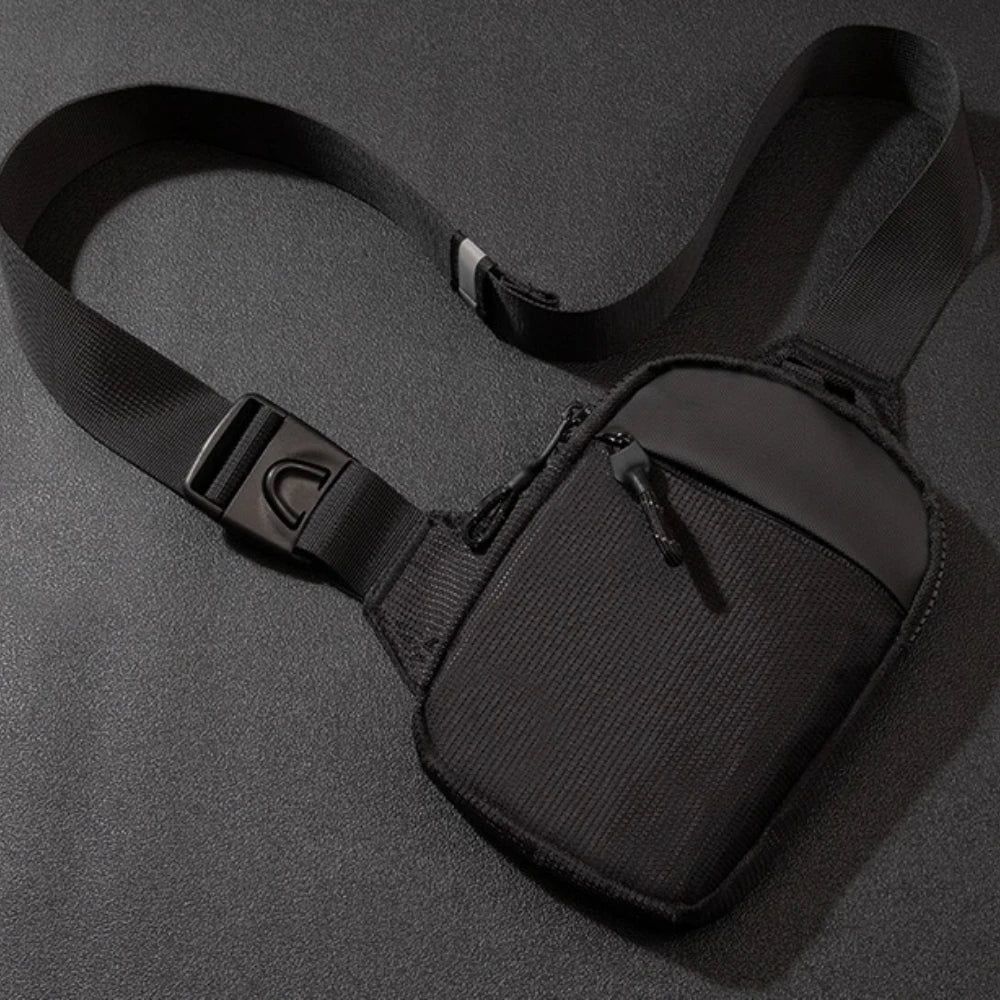 Mini Sac Bandoulière Homme RFID Anti-Vol – Cadenas Inox & Nylon