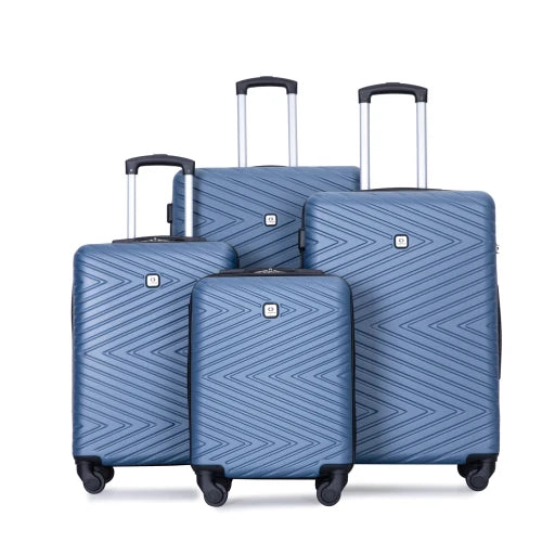 Set Valises 4 Pièces Travelhouse ABS – Roues Spinner & Serrure TSA