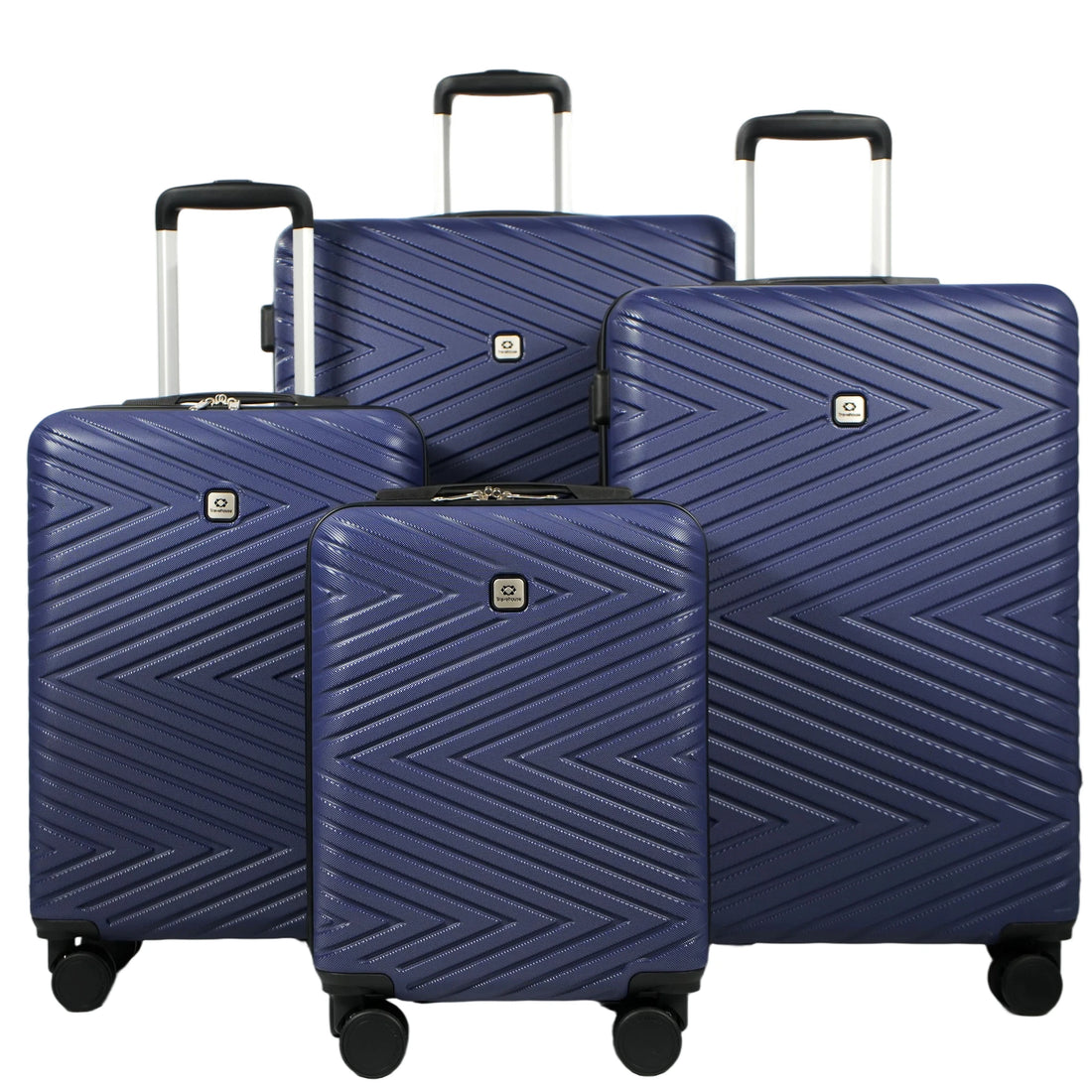 Set Valises 4 Pièces Travelhouse ABS – Roues Spinner & Serrure TSA