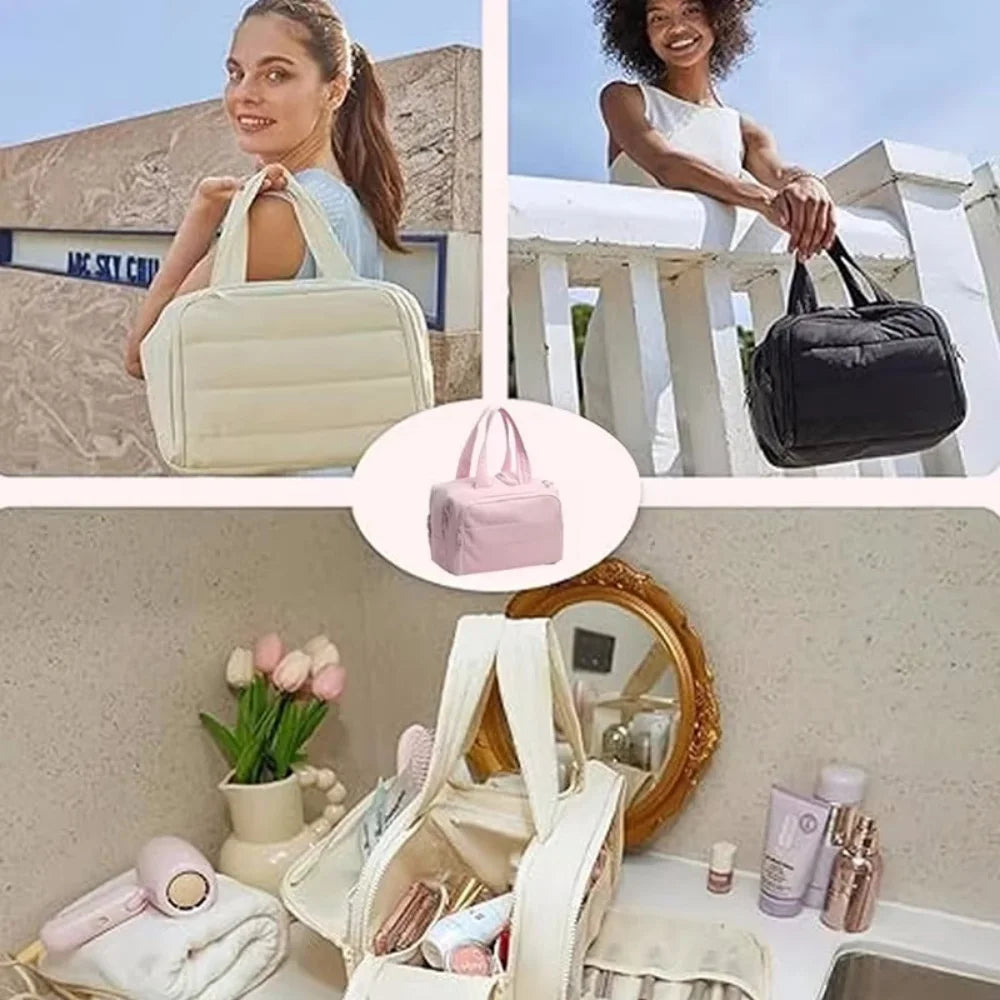 Trousse de Toilette Voyage Grande Capacité – Imperméable 4 Compartiments