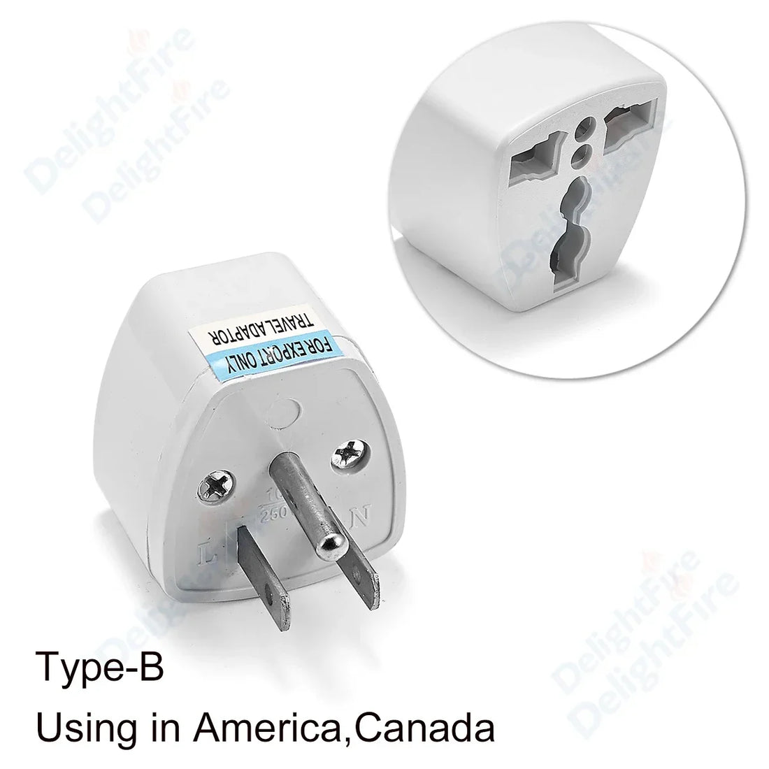 Adaptateur de Voyage Universel – Prise EU/US/UK/AU Multifonction
