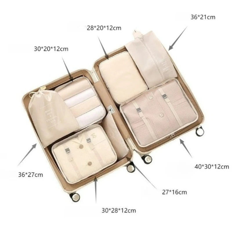 Set 7 Sacs de Rangement Valise – Vêtements, Chaussures & Accessoires