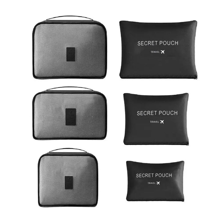 Cubes de Rangement Valise – Set 6 Organiseurs Voyage