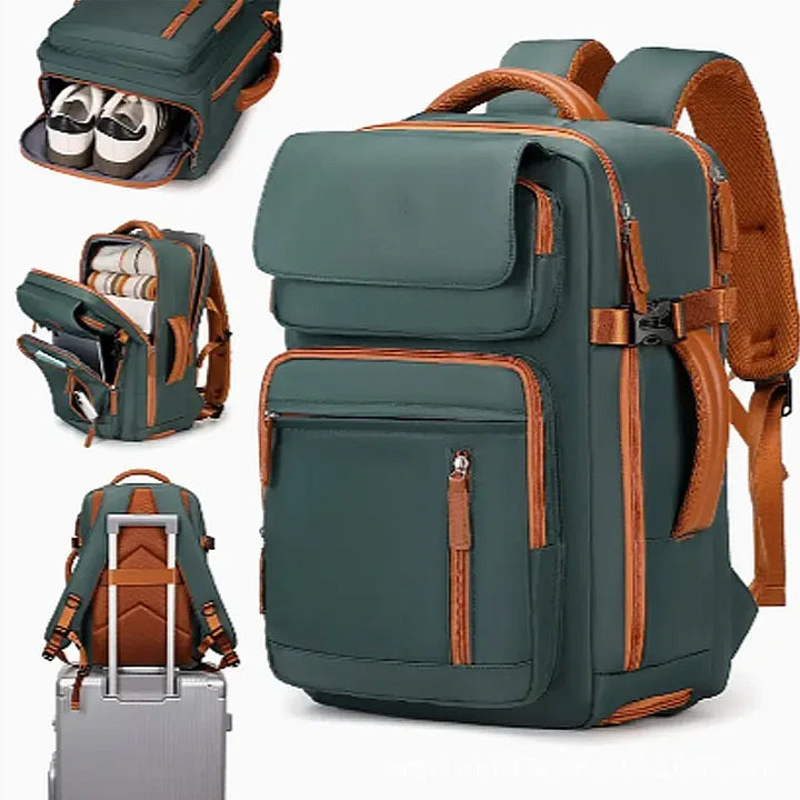 Sac à Dos Voyage Femme avec Compartiment Chaussures – Compatible Ordinateur 15,6"