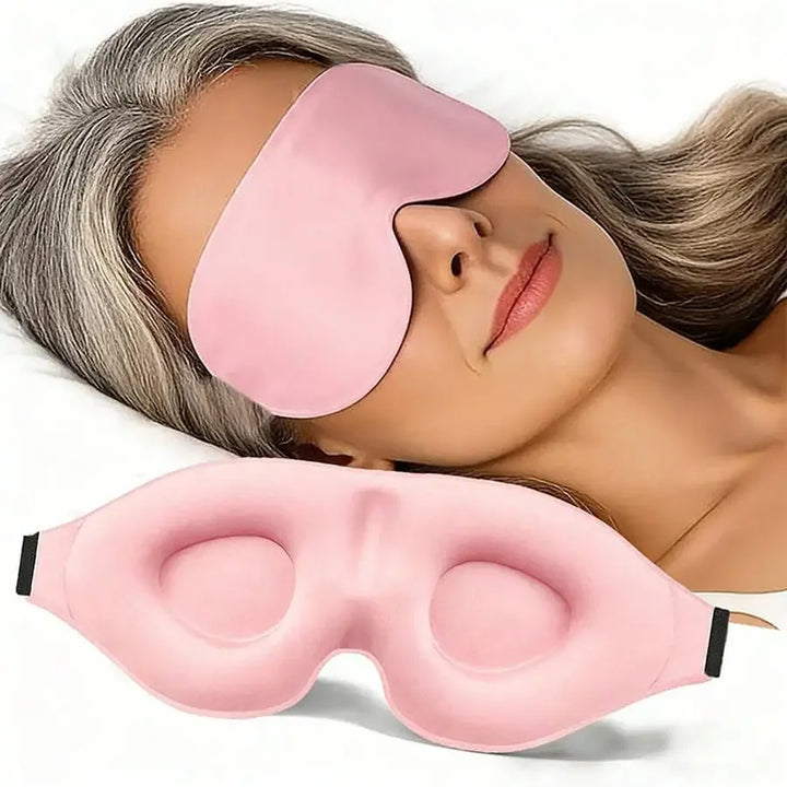 Masque de Nuit 3D Unisexe – Occultant 100%, Confortable pour Sommeil, Voyage & Méditation