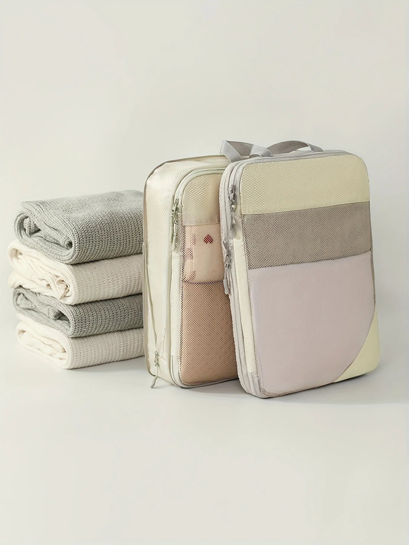 Sacs de Rangement Extensibles en Filet – Lot de 4