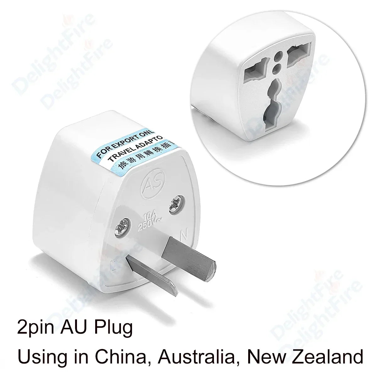 Adaptateur de Voyage Universel – Prise EU/US/UK/AU Multifonction