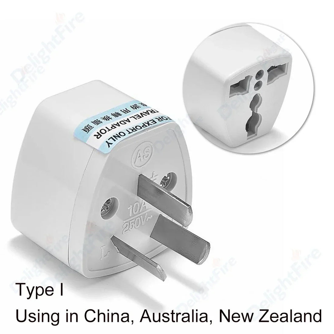 Adaptateur de Voyage Universel – Prise EU/US/UK/AU Multifonction