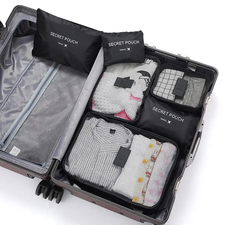 Travel Organizer Storage Bags Suitcase Packing Cubes Cases Portable Wardrobe Luggage Clothes Shoe Pouch Fold Dropshipping
