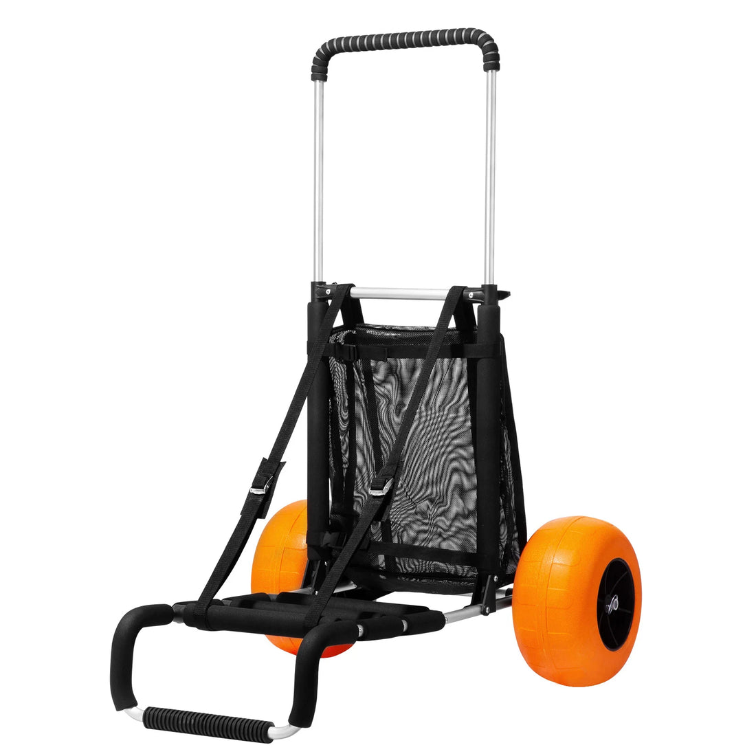 Chariot de Plage Pliable – Grandes Roues & Charge 75kg