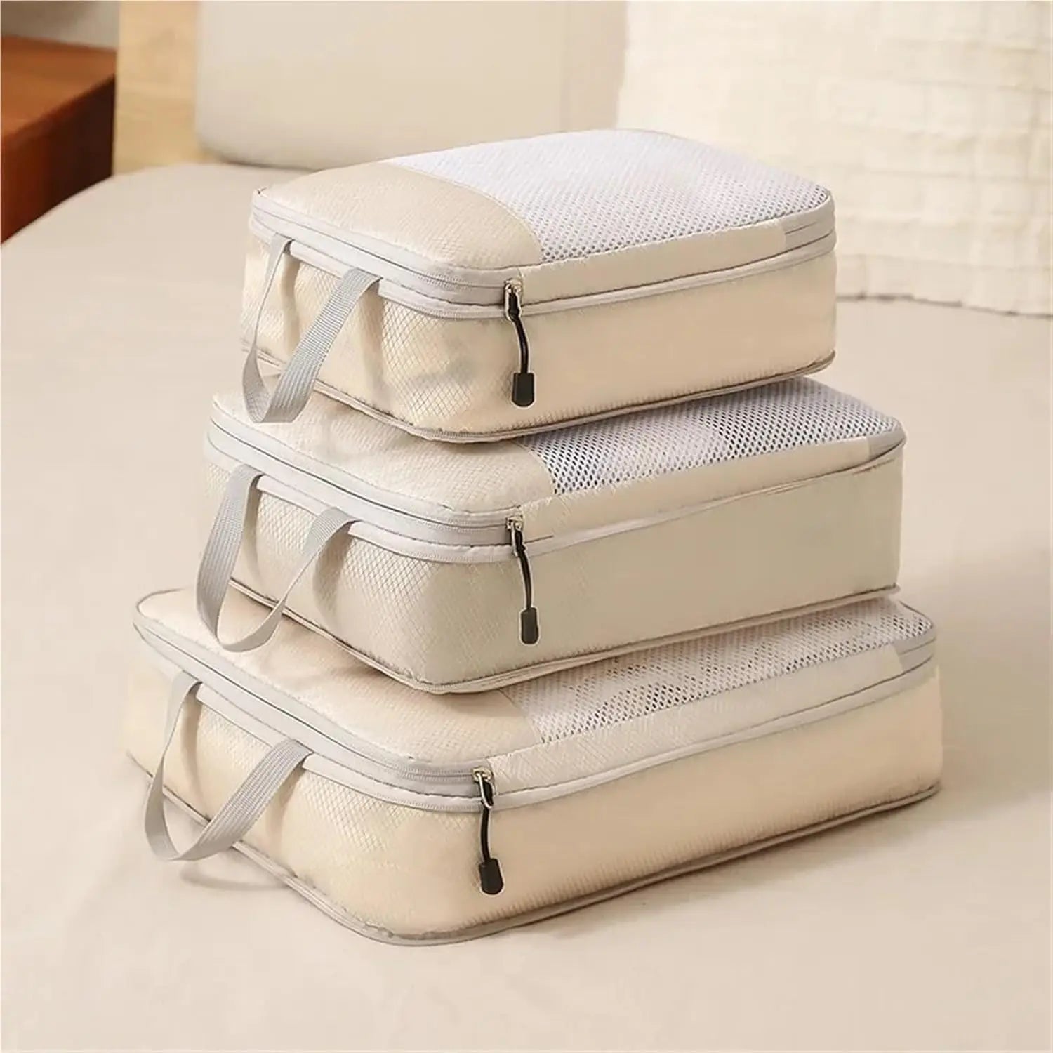 Sacs de Rangement Extensibles en Filet – Lot de 4