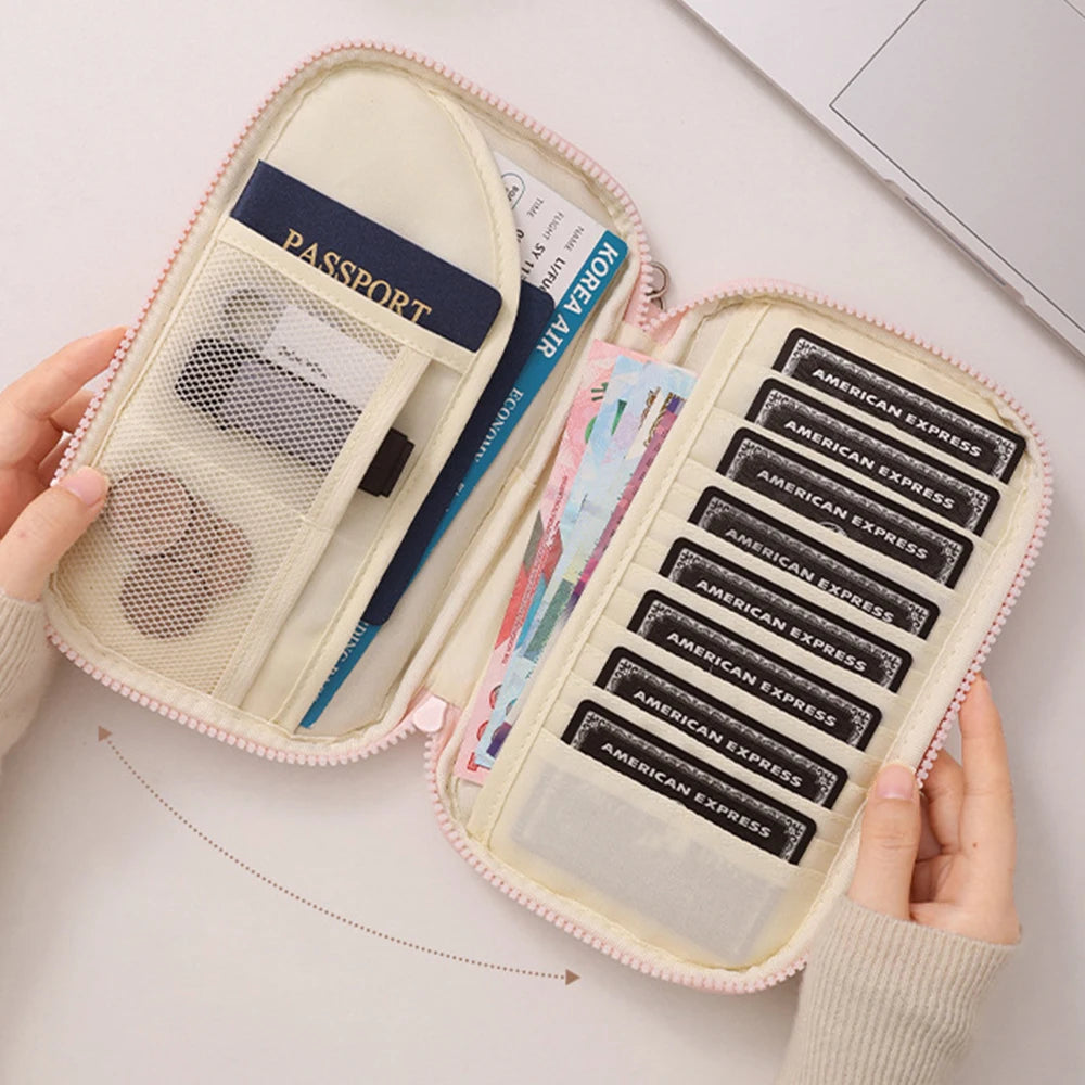 Card holder, passport holder, cross-border document holder, card holder, portable wallet, travel and boarding passport holder