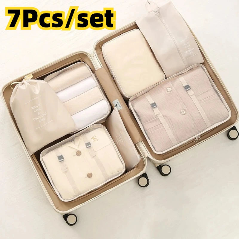 Set 7 Sacs de Rangement Valise – Vêtements, Chaussures & Accessoires