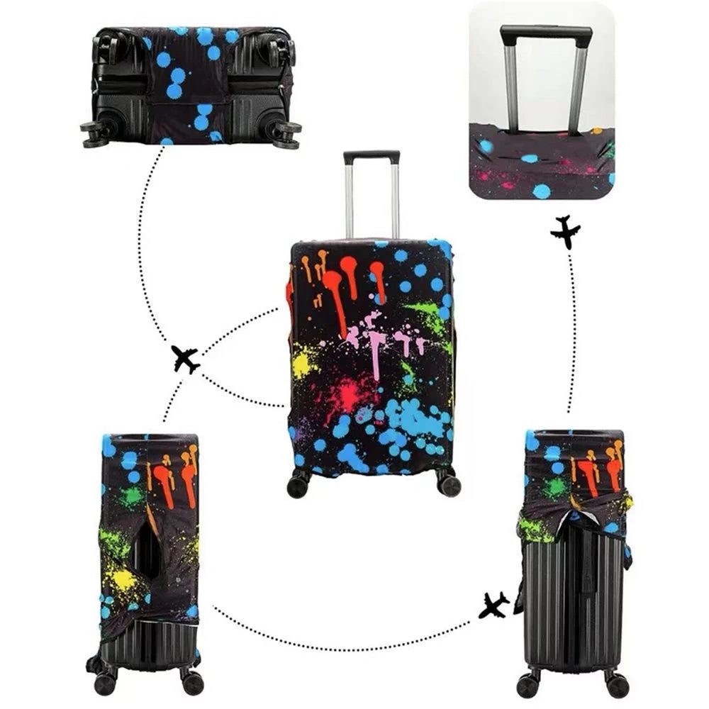 Housse de Protection Valise Lavable – Anti-Rayures pour Bagages 18-32 Pouces