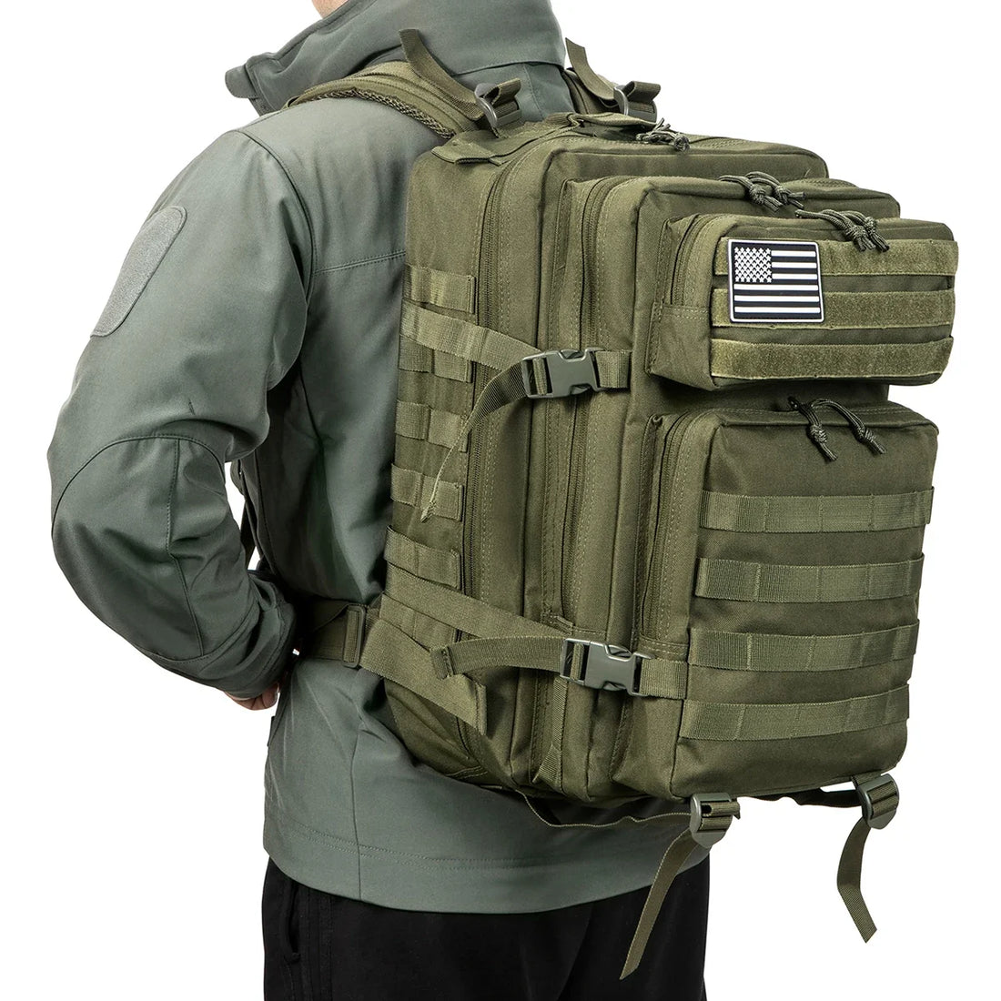 Sac à Dos Tactique 45L – Randonnée & Camping 3 Jours