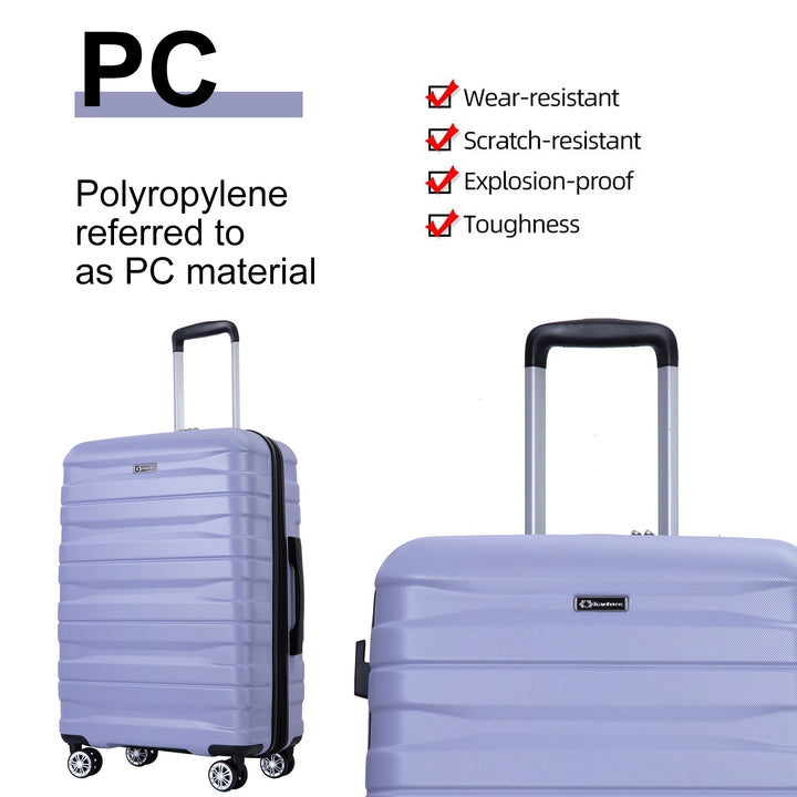 Set Valises 5 Pièces TRIPCOMP – Coque PC Rigide, Roues Spinner & Sac Sous-Siège